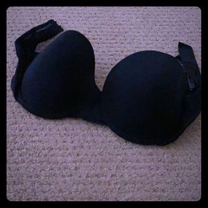 Black George strapless bra size 36D